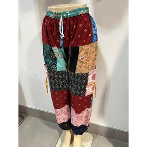 Unisex handmade boho hippie aladdin alibaba harem yoga pants one size women men